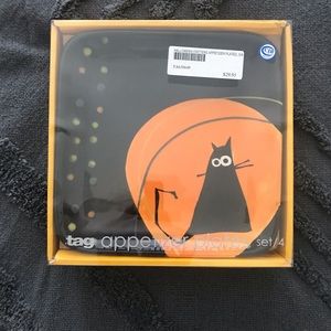 New Tag Halloween Appetizer Plates set of 4